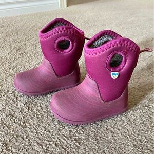 JAN & JUL Kids' Fuchsia Insulated Boots